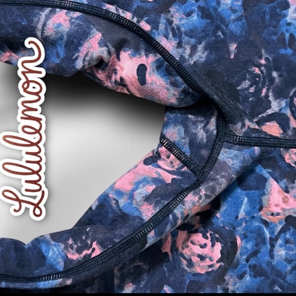 Lululemon Wunder Under Pant Full-On Luon Moody Mirage Bark Berry Deep Navy - Picture 7 of 12